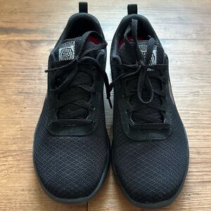 Skechers Black Work Shoes